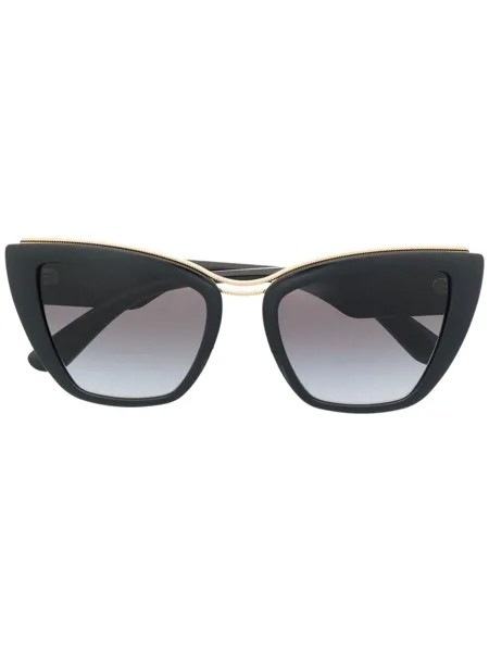 Dolce & Gabbana Eyewear солнцезащитные очки в оправе 'кошачий глаз'