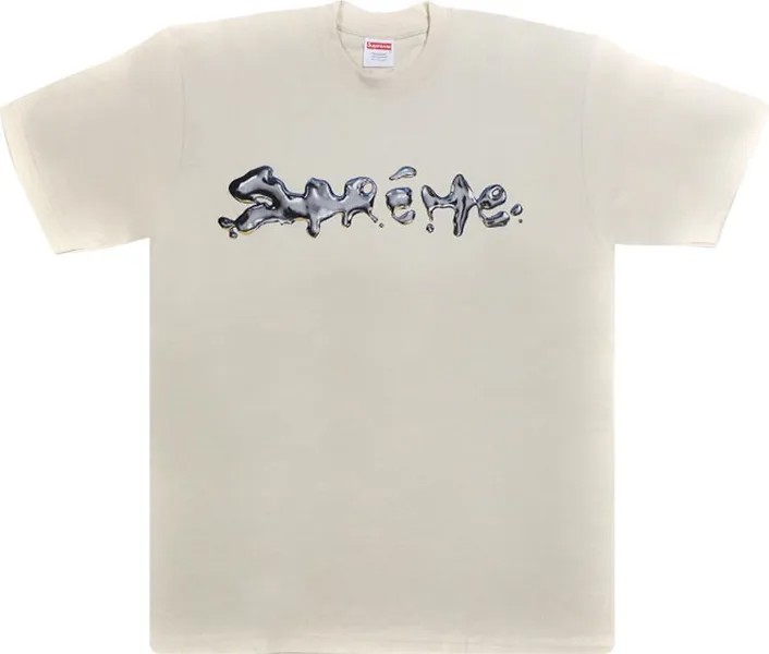 Футболка Supreme Liquid Tee 'Natural', кремовый