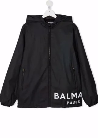 Balmain Kids легкая куртка с логотипом