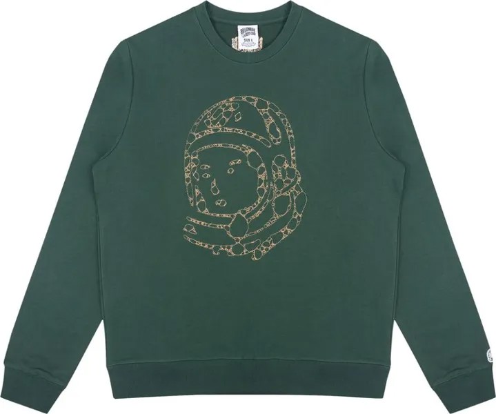 Толстовка Billionaire Boys Club Flagstone Helmet Crew 'Pineneedle', зеленый