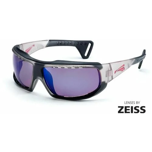 Солнцезащитные очки LiP Sunglasses LiP Typhoon / Trans. Grey - Black / Zeiss / PA Polarized / Pacific Blue, серый
