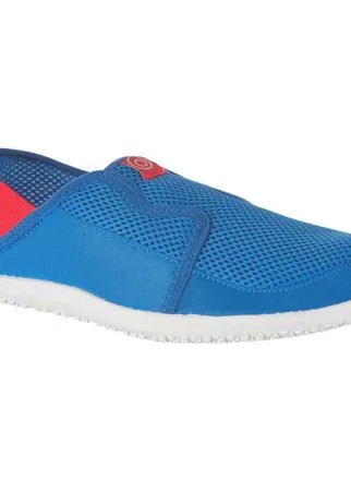 Коралловые тапочки Aquashoes 120 для взрослых SUBEA Х Decathlon Королевский Синий/Клубнично-Розовый/Белый 42/43