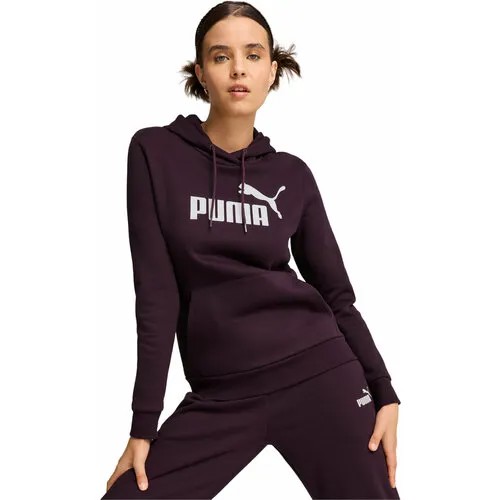 Худи PUMA Essentials Women's Full-Length Logo Hoodie, размер M, , фиолетовый