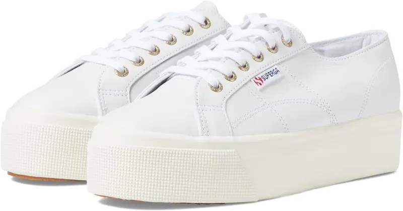 Кроссовки 2790 Nappa Superga, цвет Optical White/Full Avorio