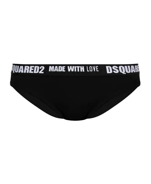 Трусы с логотипом Dsquared2, черный