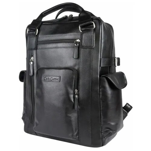 Кожаный рюкзак Carlo Gattini Corruda black 3092-01