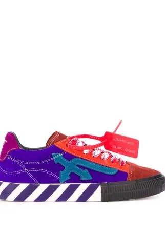 Off-White кеды на вулканизированной подошве с логотипом