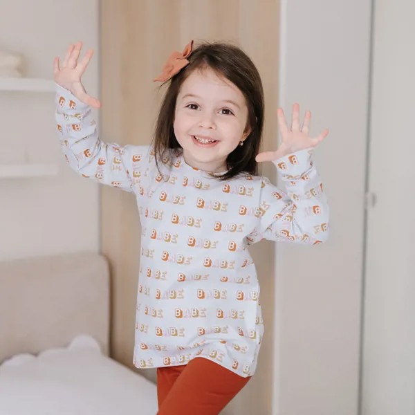 Mjolk Футболка с длинным рукавом оверсайз Babe