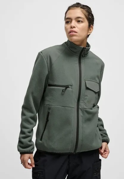 Флисовая куртка PANELED HALO, зеленый