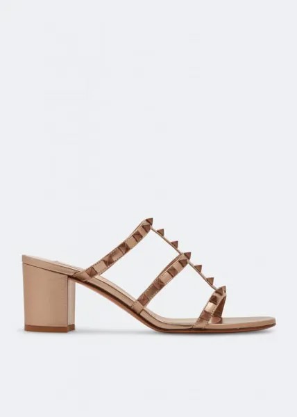 Сандалии VALENTINO GARAVANI Rockstud sandals, золотой