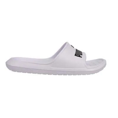 Мужские белые повседневные сандалии Puma Divecat V2 Slide 369400-02