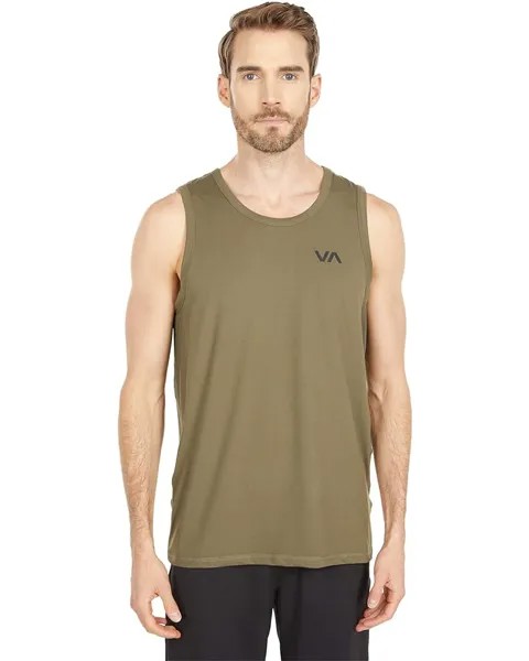 Майка RVCA Sport Vent Tank, оливковый