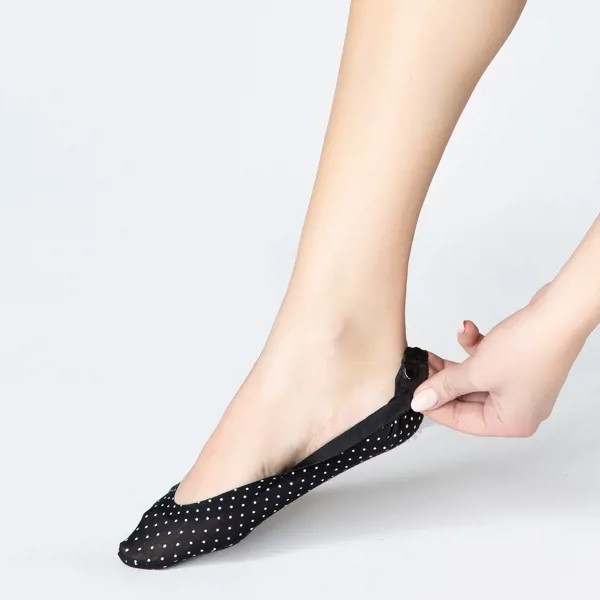 Следки женские Marilyn FASHION K22 черные one size