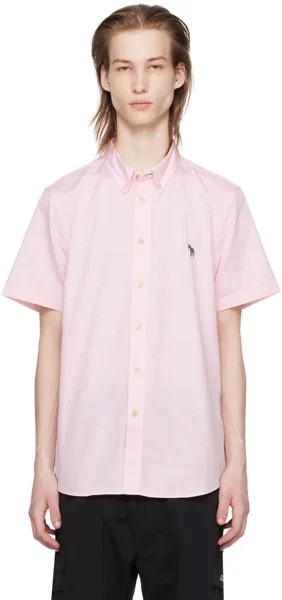 Розовая рубашка с зеброй Ps By Paul Smith