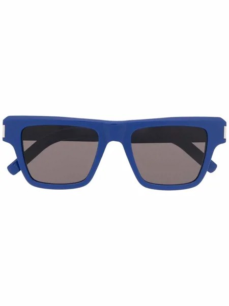 Saint Laurent Eyewear солнцезащитные очки в массивной оправе