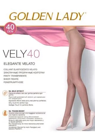 Колготки Golden Lady Vely 40 den, размер 2-S, daino (коричневый)