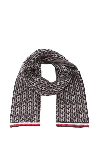 Шарф мужской Tommy Hilfiger AM0AM05175 серый средний