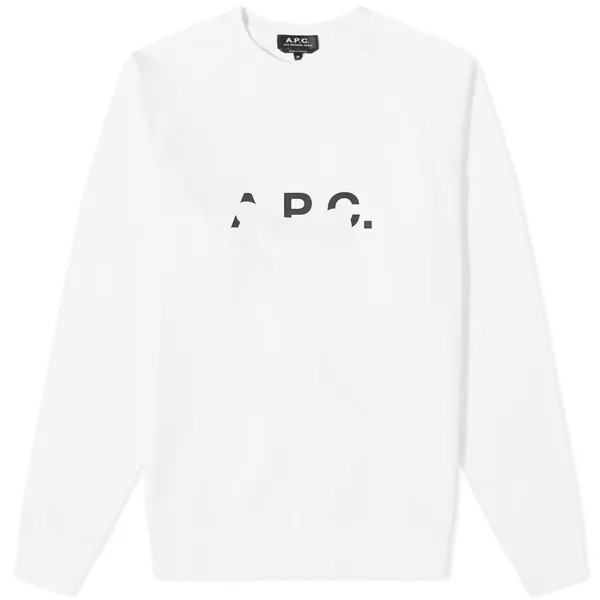 Толстовка A.P.C. Shibuya Paint Logo Crew Sweat