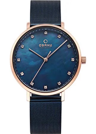 Fashion наручные  женские часы Obaku V186LXVLML. Коллекция Mesh