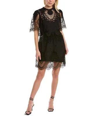 Мини-платье Temperley London Judy женское, черное, UK8