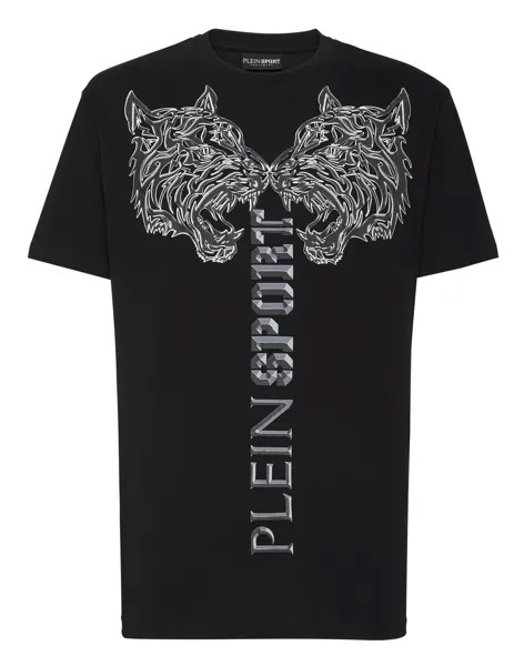 Футболка с круглым вырезом SS Tiger Plein Sport, цвет Black / Black