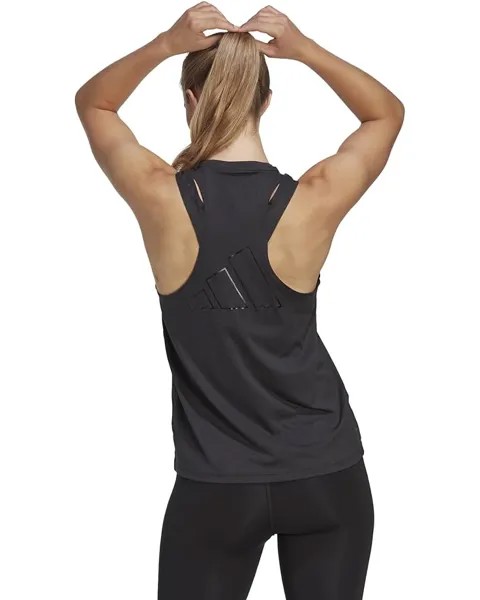 Топ Adidas Aeroready Training Essentials 3-Bar Tank Top, черный