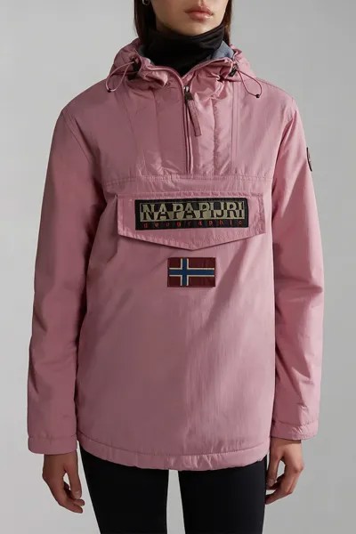 Куртка с капюшоном в стиле тропического леса Napapijri, розовый