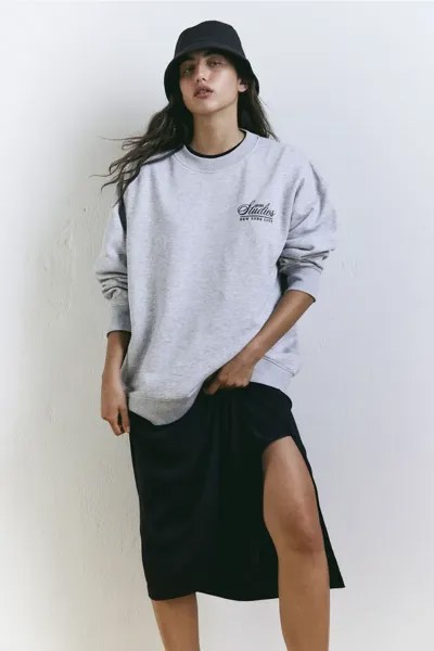 Платье из джерси в рубчик H&M, черный