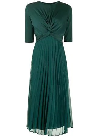 Armani Exchange платье-миди с драпировкой