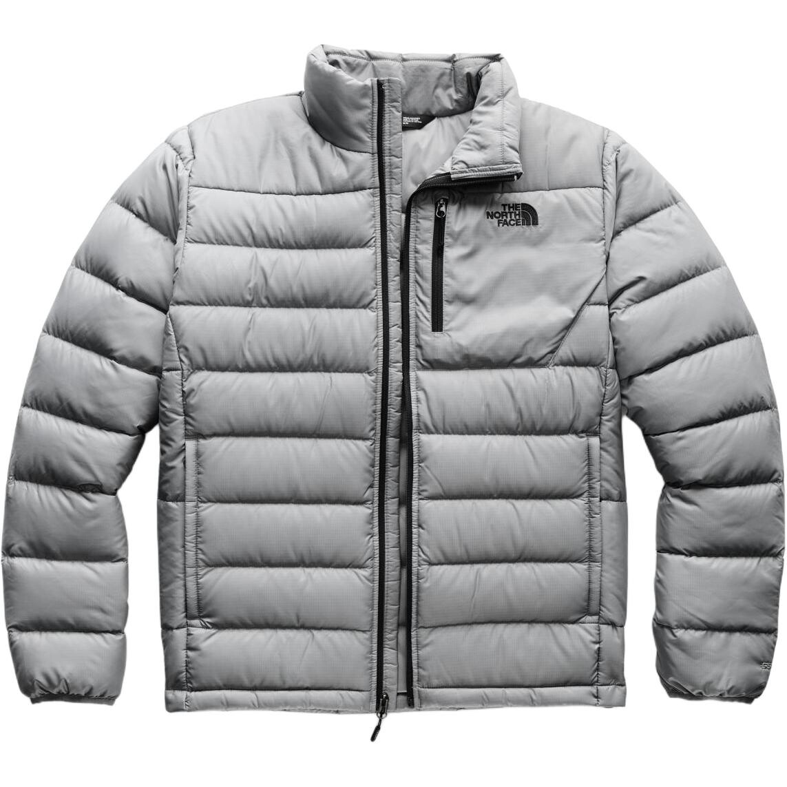 Пуховик мужской серый The North Face, серый