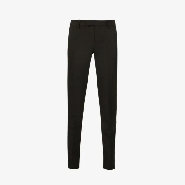 Тканые брюки средней посадки Prune Strass Zadig&Voltaire, цвет noir