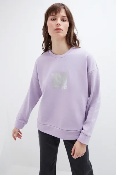 Свитшот женский ZARINA 1123519419 фиолетовый 46 RU