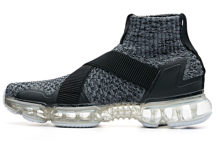 ANTA SEEED Stream Glow Lifestyle Shoes Men High-top Dark Gray