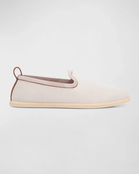 Мужские парусиновые лоферы Venice Walk Loro Piana, цвет Rough