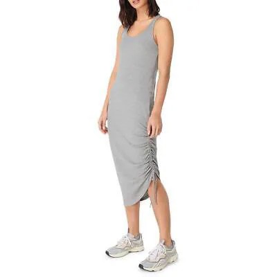 Женское серое вязаное платье-свитер без рукавов в рубчик Sweaty Betty 4–6 BHFO 6972