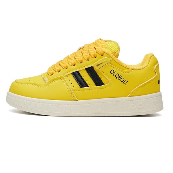 Кроссовки IHBOZ Skateboarding Shoes Women's Low-top, белый/черный