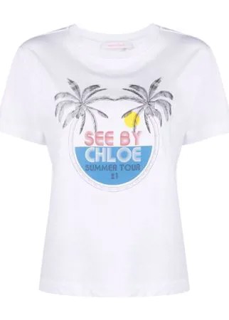 See by Chloé футболка Summer Tour