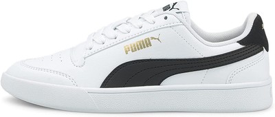 Детские кроссовки Puma Shuffle Jr Puma White/Puma Black-Gold (375688 02)