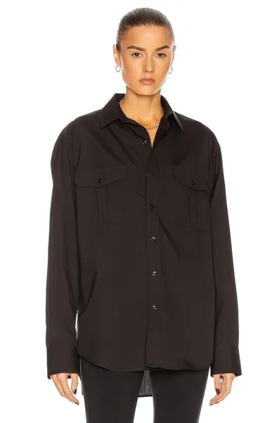 Рубашка Wardrobe.Nyc Oversize, черный