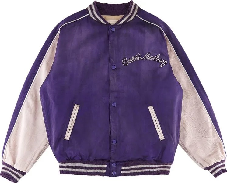 Куртка Saint Michael Stadium Jacket 'Purple/Pink', розовый