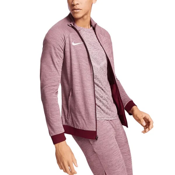 Куртка-бомбер Nike Football Academy Dri-fit Zip Through, красный