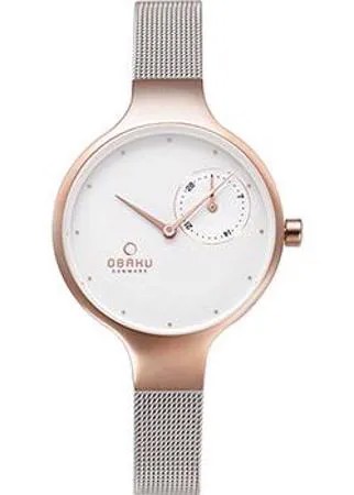 Fashion наручные  женские часы Obaku V201LDVWMC. Коллекция Mesh