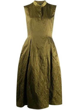 Aspesi расклешенное платье со складками