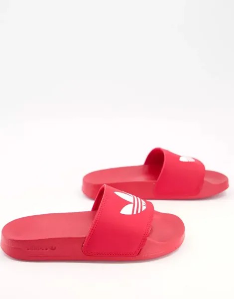 Красные сандалии adidas Originals Adilette Lite