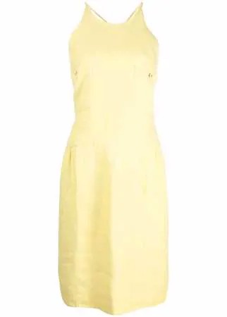 Chanel Pre-Owned льняное платье 1996-го года