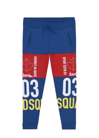 Спортивные брюки с красными вставками Dsquared2 детские