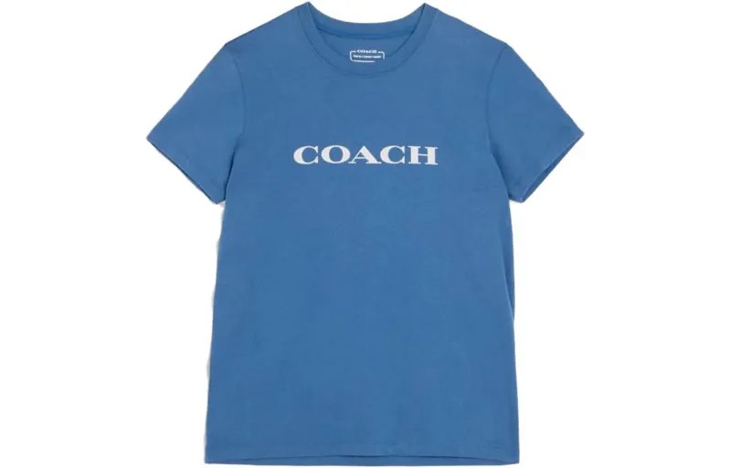 ТРЕНЕРА Женская футболка COACH, цвет Blue