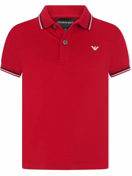 Emporio Armani Kids рубашка поло с логотипом