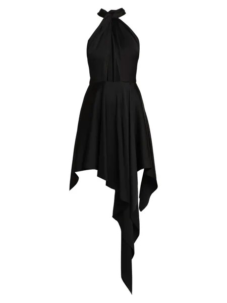 Платье с вырезом халтер Stella McCartney, черный