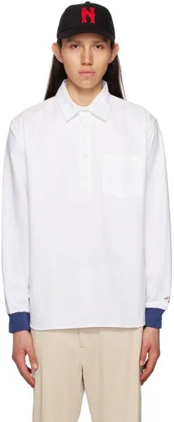 Белая рубашка-пуловер Noah